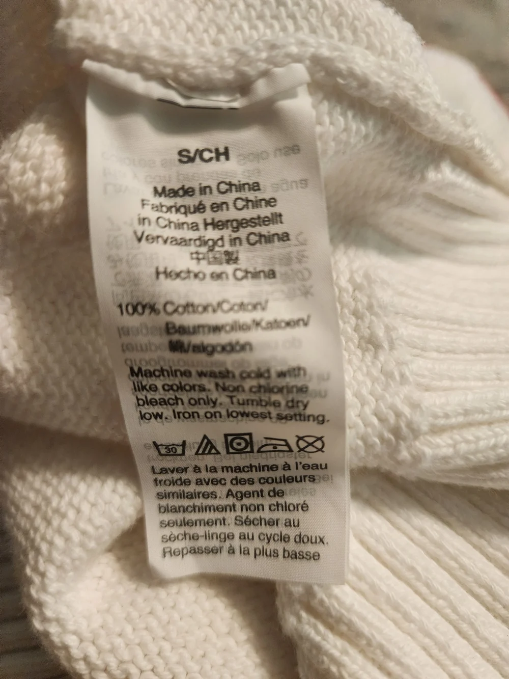 J. Crew Nordic Yoke Sweater with Red Accents